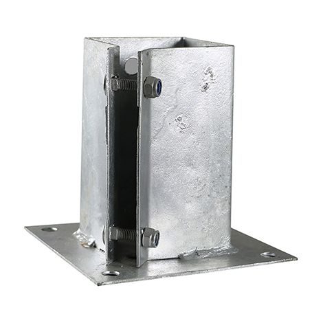 TIMCO Bolt Down Post Support Bolt Secure Hot Dipped Galvanised - 50mm