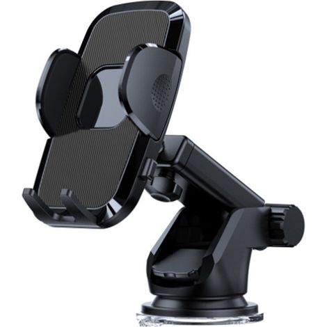 Support Téléphone Voiture - Chargeur Sans Fil 10 W - Bras Réglable - Ventouse Réutilisable - Rotation 360° - Pour Smartphone - 1 Pièce (1/5)