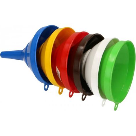 Embudo de plástico de 15 cm (1/5)