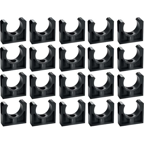 20 CLIPS DE FIXATION TUBE DE 25 - PLASSON (1/3)