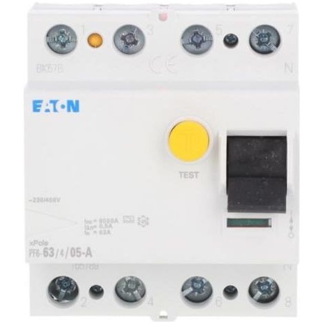 Interrupteur Eaton 4p 63a 0.5a 4 pôles 63A