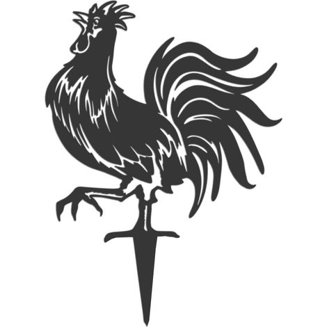 Oiseau sur pique coq gaulois emblème de la France (1/4)