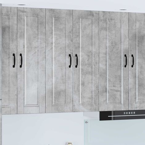 Küchenschrank mit Tür Beton Grau 60 x 31 x 100 cm Holzwerkstoff
