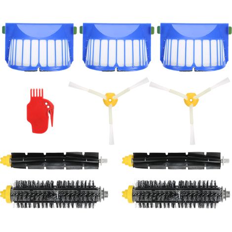 Kit d'accessoires pour aspirateur robot iRobot Série 6 : brosse rotative, brosse latérale, nettoyeur de filtre (1/5)