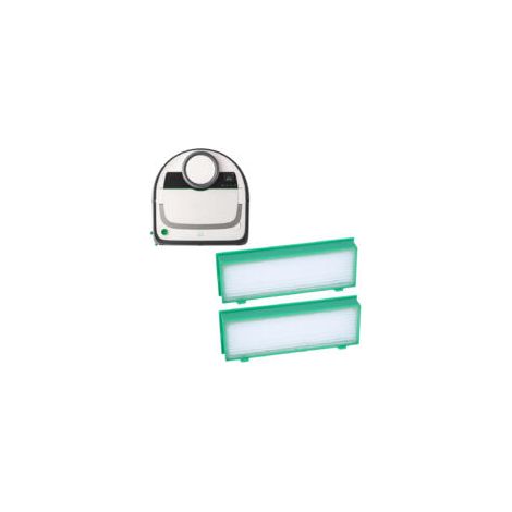 Filtres HEPA pour aspirateurs, compatibles avec les modèles Vorwerk Kobold VR200, VR-200, VR300 et VR-300 pour aspirateurs robots Vorwerk. (1/2)