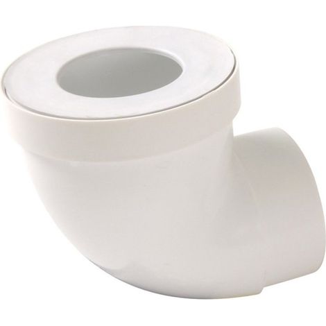 Nicoll – Pipe courte joint néoprène Ø85/107 – Raccord WC avec embout mâle emboîtable Ø94,8 – Collage sur réseau d'évacuation