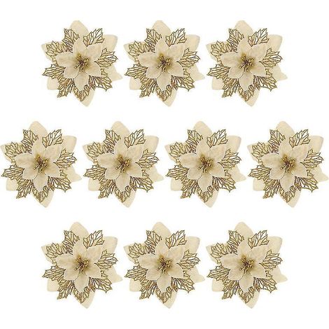 10 fleurs artificielles de Noël (1/3)