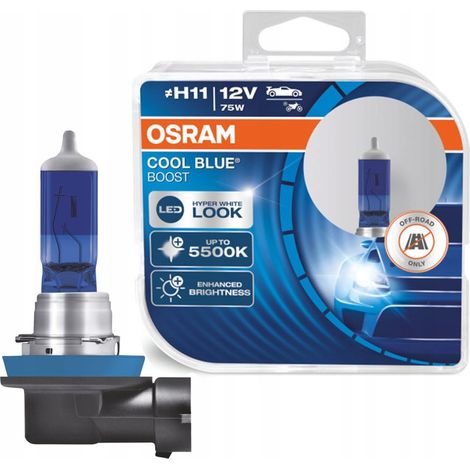 Ams-osram cool blue Boost Glühbirnen H11 75 W 2 Stück. (1/4)