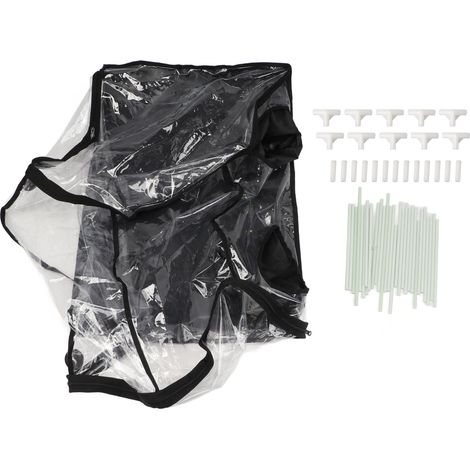 Kit de boîte à Air immobile, sac de plantation de champignons, tente, isolation étanche, hotte de fumée de croissance mycologique avec fenêtre transparente