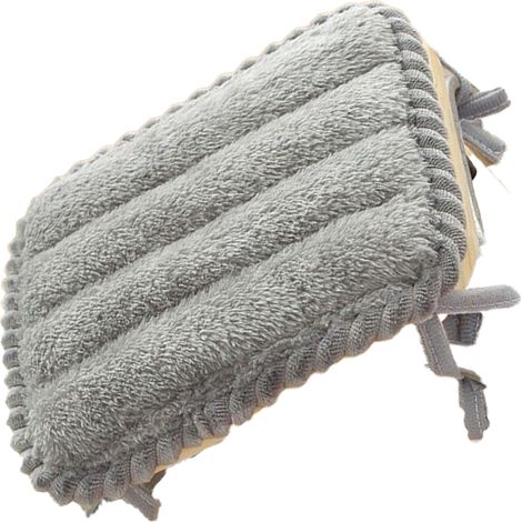 Coussin De Siege Carré - 45 X 45 Cm - En Pluche Et Polyester - Anti-dérapant Avec Sangles - Pour Chaise De Bureau Fauteuil Cuisine Voiture (1/5)