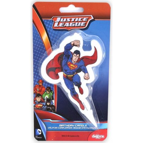 Vela para pastel Superman 2D, 1 juego (1/2)