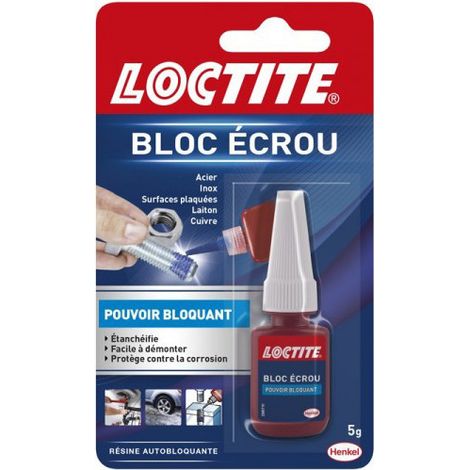 Loctite colla per fissaggio trasparente 5 ml resina autolock