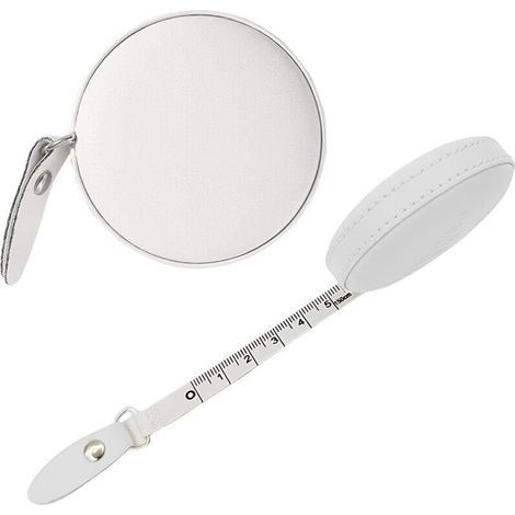 Pair 15 Metre Ruban,metre ruban couture Double Face Ruban à Mesurer Rétractable, Souple pour Regime Couture Tailleur mesurer la taille du corps Blanc