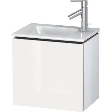 Mobile lavabo L-CUBE 294x420x400mm apertura sinistra cemento