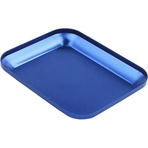 Screw Tray with Magnetic Pad for RC Model Car Repair Tool blue-- (1/5)