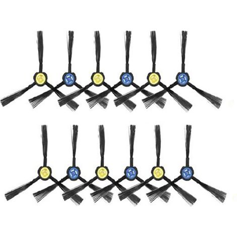12 pièces brosses latérales brosse d'angle pour V8S V80 A9S A7 A80 X750 V80 X785 X800 remplacement du robot aspirateur (1/3)