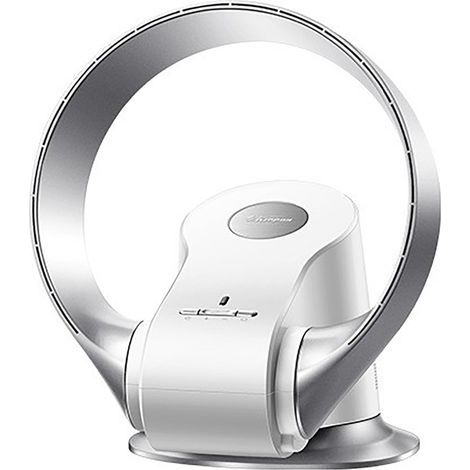 (309WD Argent) Ventilateur sans pales de 30,5 cm – Ventilateur électrique domestique, ventilateur mural, ventilateur de bureau avec télécommande, ventilateur de circulation d'air (1/3)