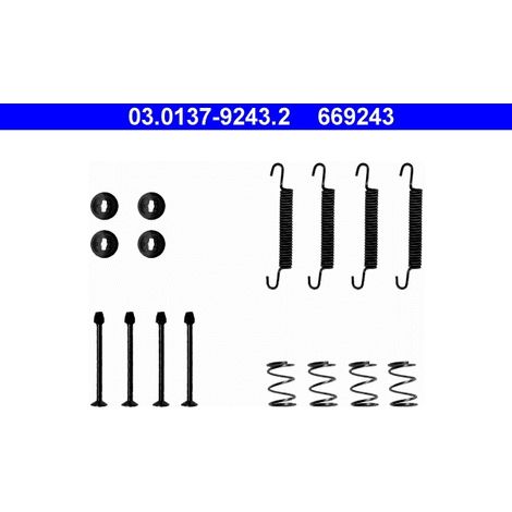 Kit d'accessoires, mâchoires de frein de stationnement ATE 03.0137-9243.2 OPEL