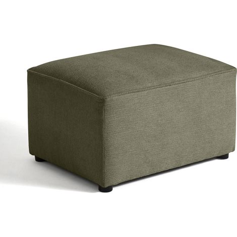 Canopy - pouf - en tissu texturé - vert (1/5)