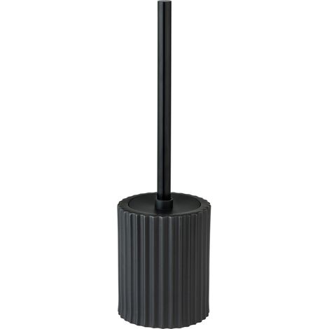 Schöner Wohnen Edelstahl WC-Garnitur Set Soliera Bürste Stiel Toilette Bad (1/4)