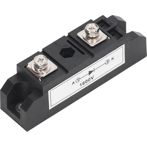 Pont redresseur 110 A 1600 V triphasé, module de puissance à diodes, dissipation thermique par plaque de cuivre (1/5)
