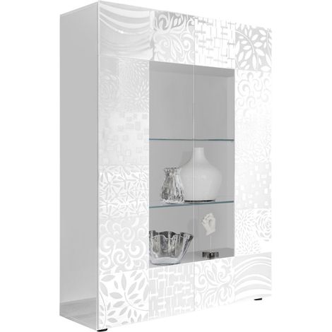 Credenza/Vetrina BREZ bianco (1/3)