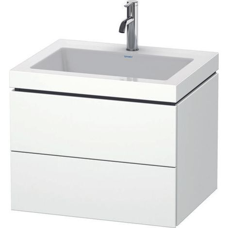 Duravit L-Cube c-bonded Ensemble suspendu, 2 tiroirs, sans (1/3)