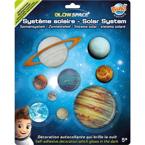 Décoration autocollante Planètes système solaire (1/2)