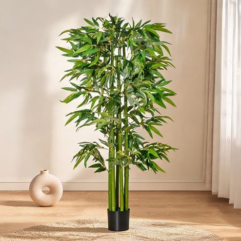 Plante artificielle verde en pE Ciment 17 x 17 x 160 cm (1/5)