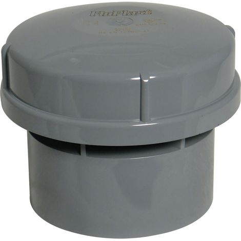 FloPlast AV110 Air Admittance Valve for 110mm Pipe - Grey