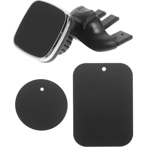 Support de téléphone portable pour voiture avec lecteur CD optique et GPS intégré, emplacement pour sortie d'air (noir)-6.34.38cm-Black (1/3)
