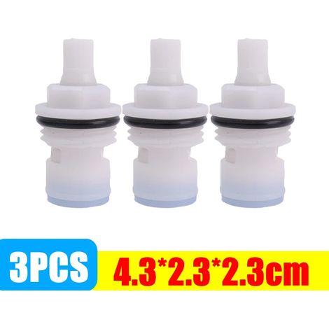 Lot de 10 cartouches de remplacement universelles en plastique pour robinets de cuisine et de salle de bain. Accessoires inclus.