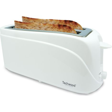 Techwood TGP-502 Grille Pain 2 longues fentes - Blanc