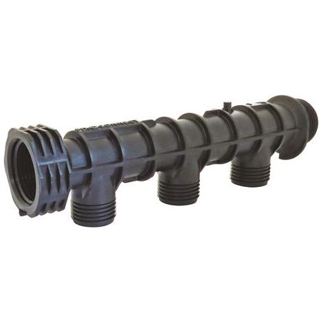 Collecteur MS MF3/4(20:27) 3 sorties M1/2(15/21) entraxe de 48mm (1/2)