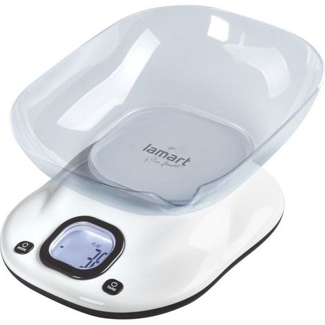 Báscula de cocina Lamart lt7073 capacidad 5 kg precisión 1 g