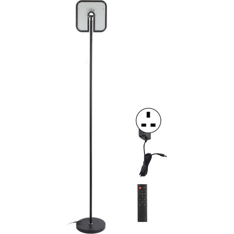 35W 3500LM Lampe sur pied, 3000‑5000K gradation sans palier, lumière design avec télécommande pour salon bureau chambre, prise UK 100‑240V (1/5)