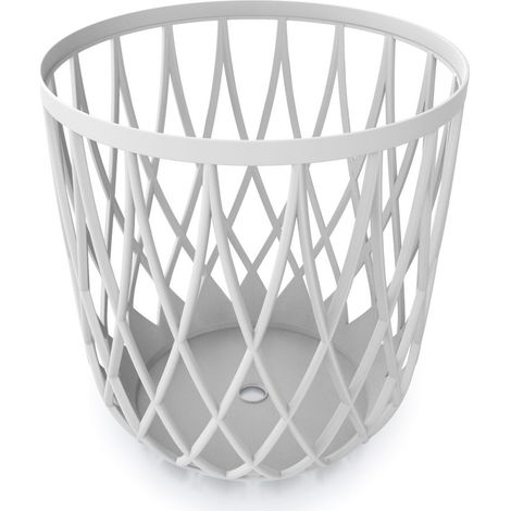 Multifunktioneller Korb 55L Prosperplast Uniqubo aus Kunststoff in der Farbe Weißstein 44,7 (L) x 44,7 (B) x 45 (H) cm (1/5)