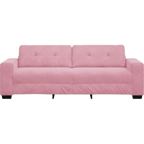 Sofa 3 places Rose 220 cm Velours (1/5)