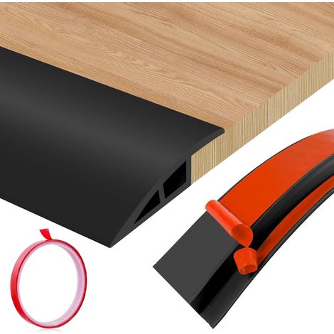 (2m)Barre de Seuil Adhesive Seuil de Porte Barre de Seuil Multiniveau pour Relier Les Joints de Sol et Les Transitions de Seuil de Moquette, Carrelage (1/5)