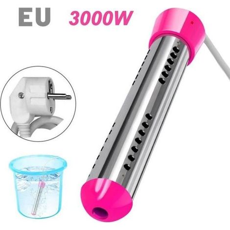 Thermoplongeur Chauffe-Eau à arrêt automatique électrique 3000W pour seaux piscines gonflables baignoires tout en plastique (1/3)