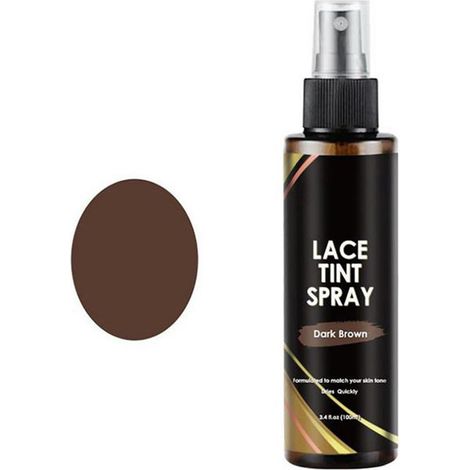 Spray teinture dentelle longue tenue pour perruques, colorant capillaire non permanent, 120 ml (1/5)