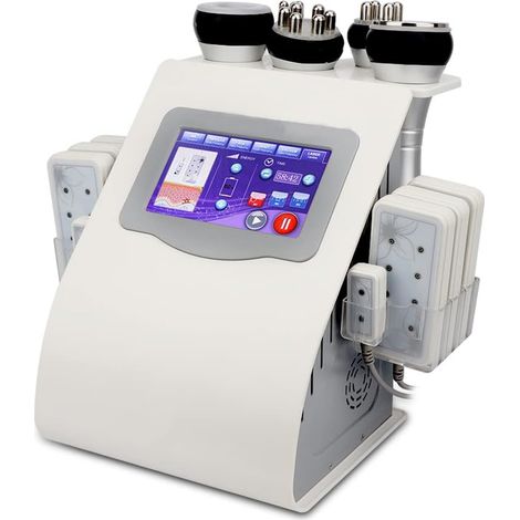 Ultrasonic Massagegeräte mit 8 Pads, Profi RF 40K Hautpflege Fettabsaugung Kavitation LLLT Lipo Abnehmen Laser Machine Körper Schlankheitsmaschine für Beauty Gerät Salon Spa Ausrüstung (1/5)