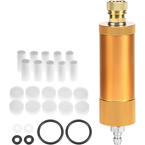 Water Oil Separator PCP Hand Pump Air Filter High Pressure Air Compressor 8mm Female And Male Fast 8mm Female And Male Quick Connection (1/5)