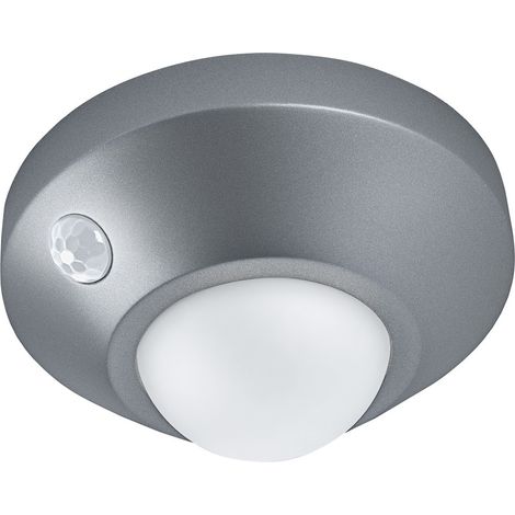 Osram LED-Nachtlicht Nightlux Ceiling mit Licht- & Bewegungssensor 8,6 cm kaltweiß silber