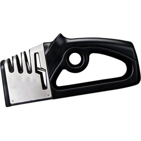 Affûteur de couteaux manuel 4 en 1 - affûteur de couteaux domestique - affûteur de couteaux de cuisine rapide - portable - 1 (1/5)