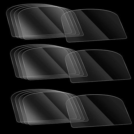 JSSEVN - 25 PCS Transparent Cake Scrapers, Plastic Baking Scrapers for Bread, Pastry, DIY Cake Decorating Supplies (1/5)