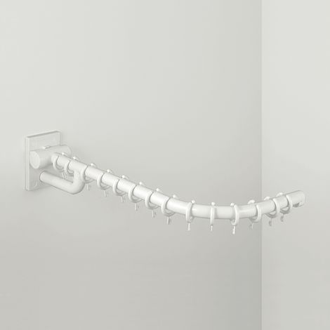 pba 01 écran anti-projection pour douche R, rabattable, pour montage sur poignée rabattable/rosace (1/3)