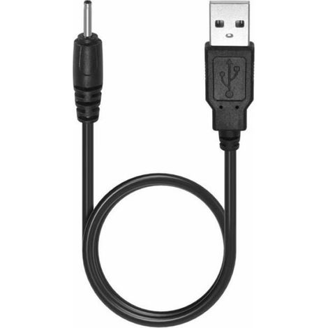 Câble USB vers DC - - 2,0 mm x 0,6 mm - 1 m - USB 2.0 Type A - Adaptateur secteur (1/4)