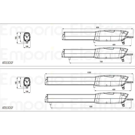 came motoréducteur ati 24v rapide ati30dgf 801mp-0210 (1/3)