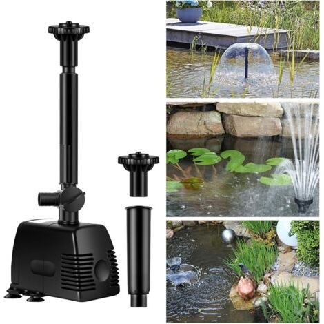 Gartenbrunnenpumpe für den Außenbereich - 800 l/h, 16 W, für Teich und Wasser (1/5)
